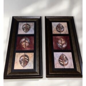 🏡Framed Leaf Art Decor Set